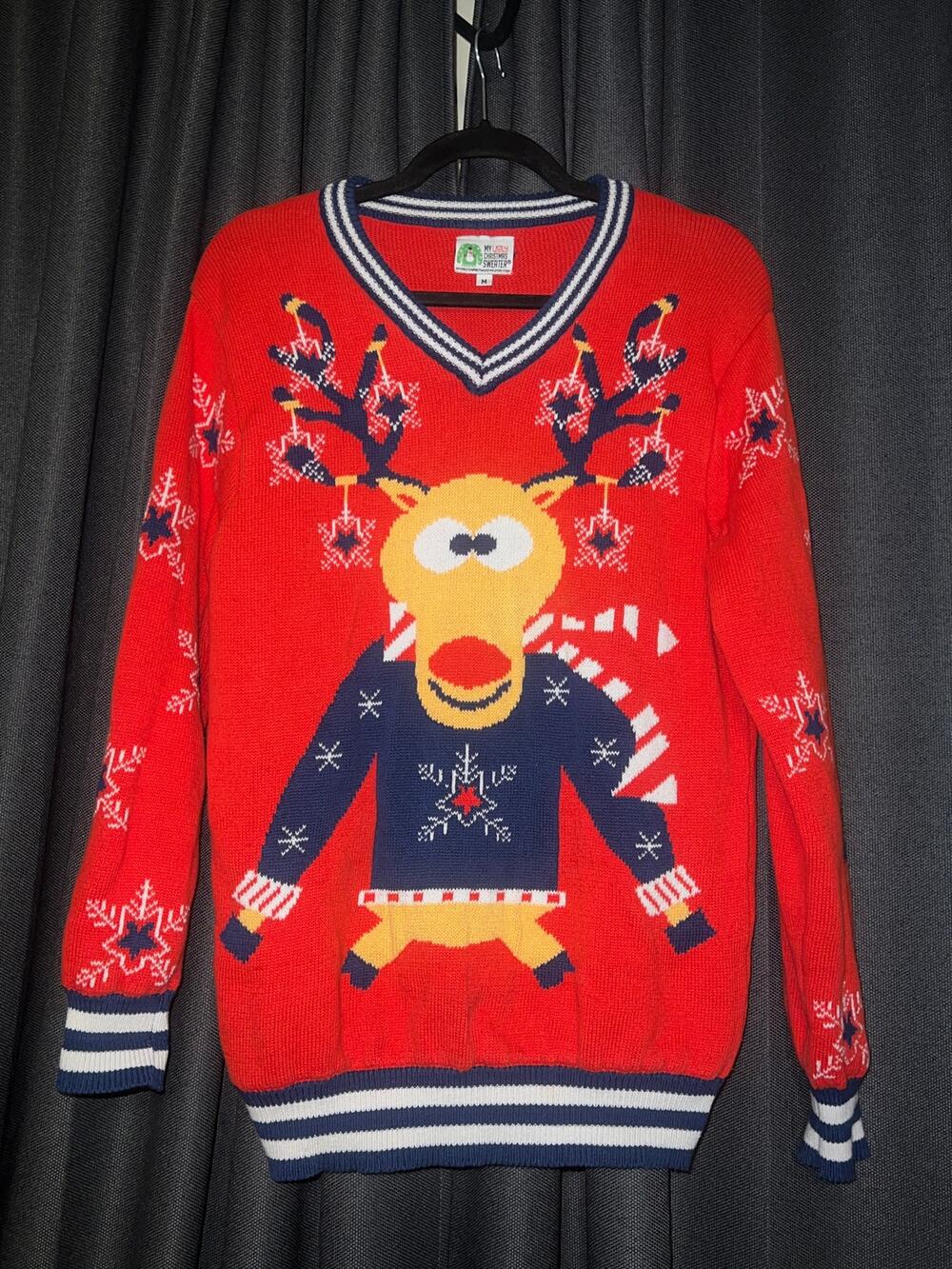 Ugly Christmas Sweater Xmas Size Medium